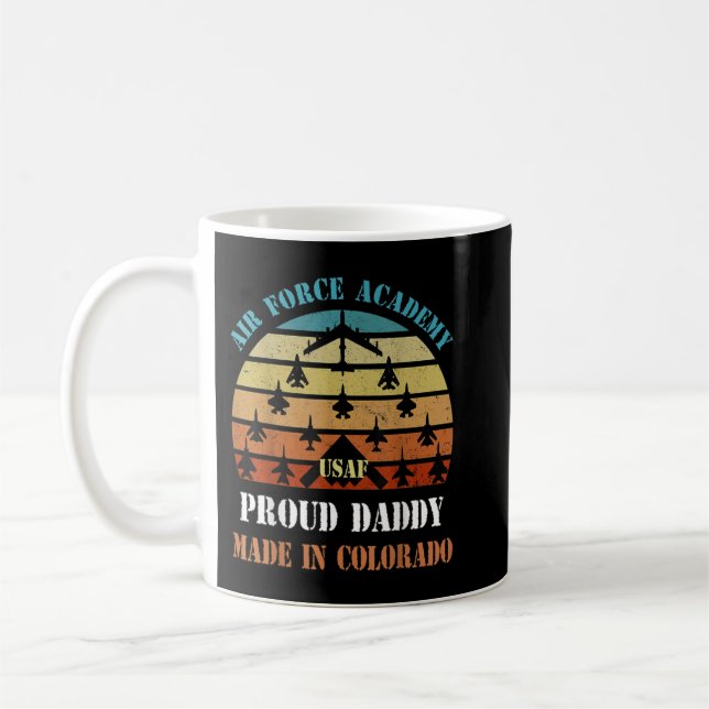 Air Force Academy Dad And Daughter Proud USAF Dadd Coffee Mug (Left)