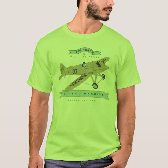 Air force airplane T-Shirt (Front)