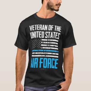 Air Force American Flag Blue brand mustang T-Shirt