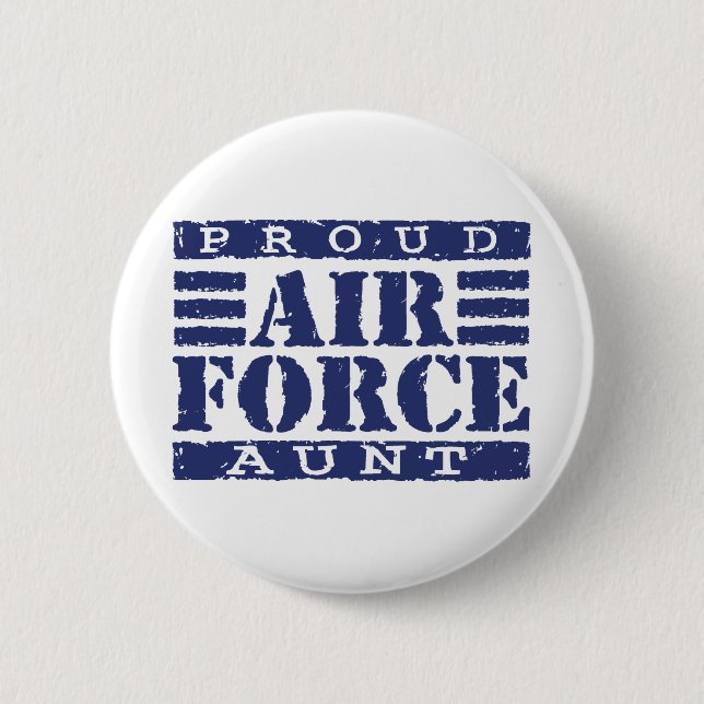 Air Force Aunt Button (Front)