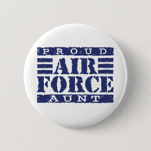 Air Force Aunt Button