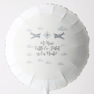 Air Force Baby Shower Balloon Little Co-Pilot