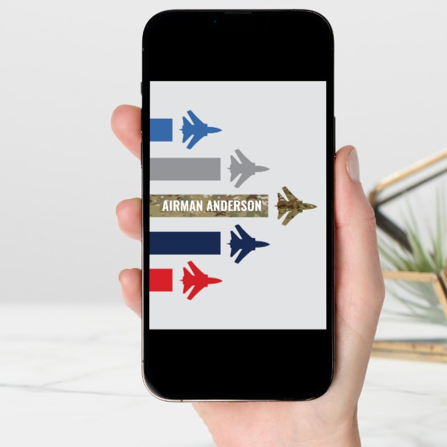 Air Force Basic Training Graduation 322 Eagles Card (Front Digital)