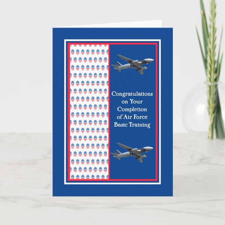 Air Force Basic Training Graduation Card | Zazzle