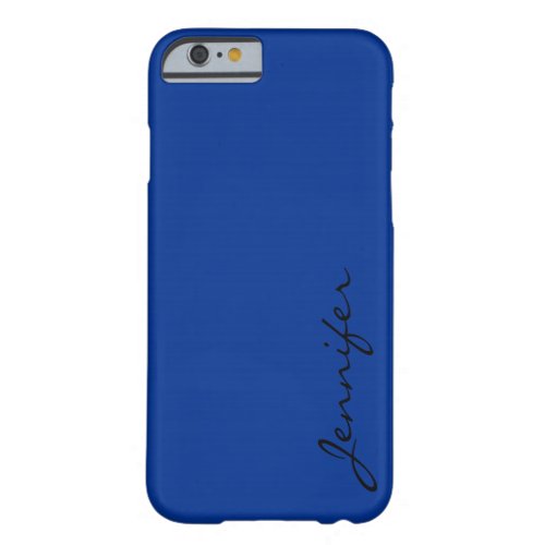 Air Force blue color background Barely There iPhone 6 Case