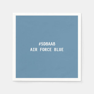 Air Force Blue Hex Color Code Napkins
