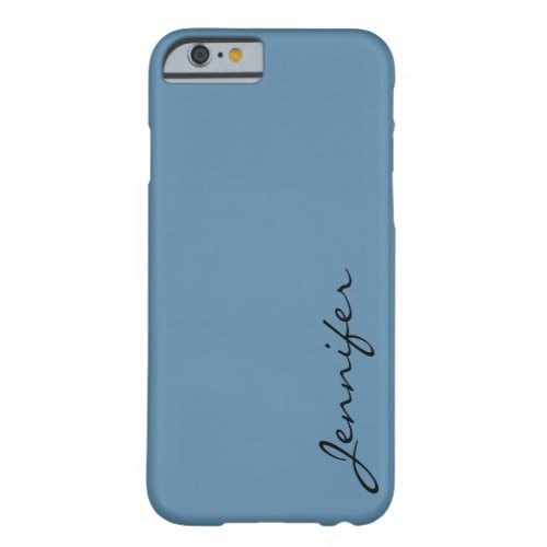 Air Force blue raf color background Barely There iPhone 6 Case