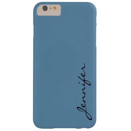 Air Force blue raf color background Barely There iPhone 6 Plus Case