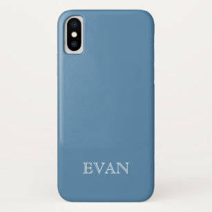 AIR FORCE BLUE Solid Background iPhone X Case