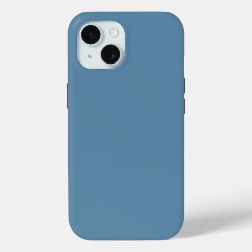 Air Force Blue Solid Color iPhone 15 Case