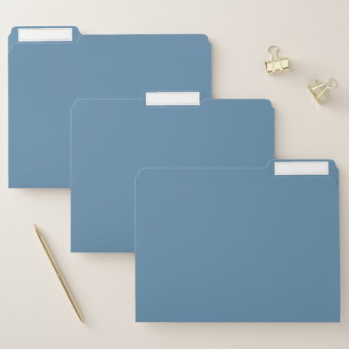 Air Force Blue Solid Color File Folder