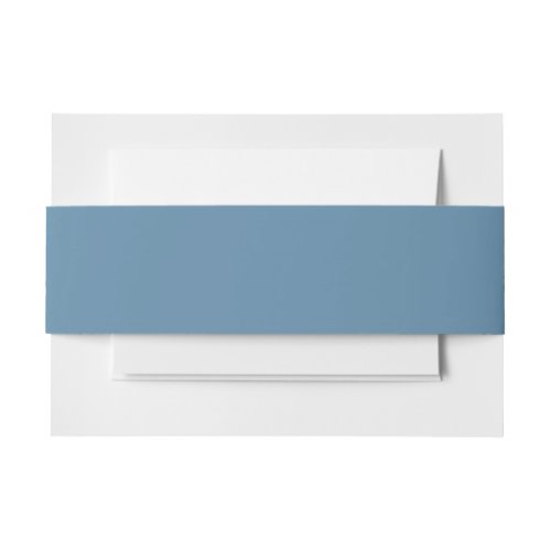 Air Force Blue Solid Color Invitation Belly Band