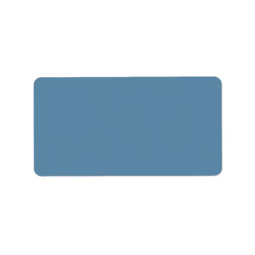 Air Force Blue Solid Color Label