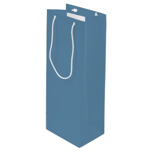 Air Force Blue Solid Color Wine Gift Bag