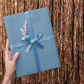 Turquoise Blue Solid Wrapping Paper
