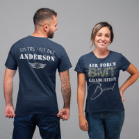 Air Force BMT Graduation Bound Military Front Back