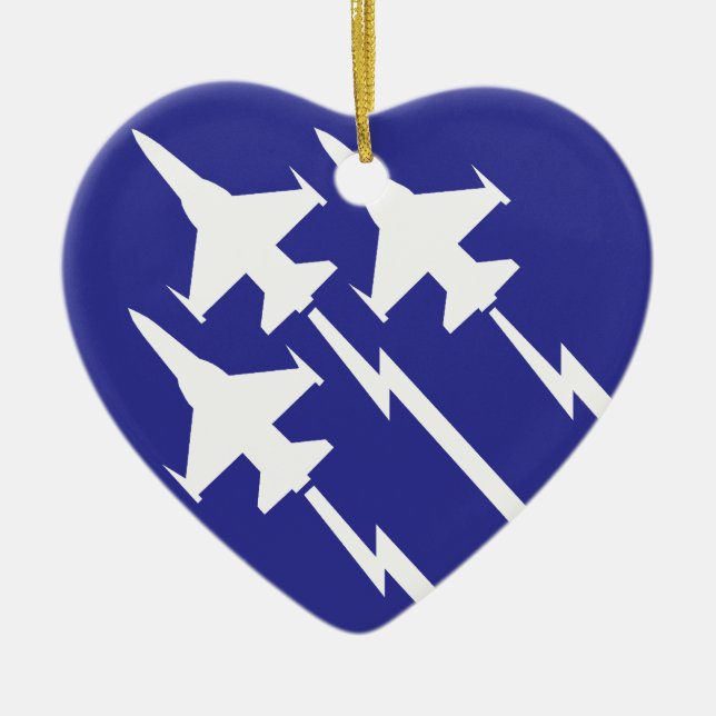 Air Force Ceramic Ornament (Front)