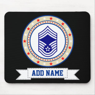 Air Force Chief Master Sergeant E-9 CMSgt Mouse Pad