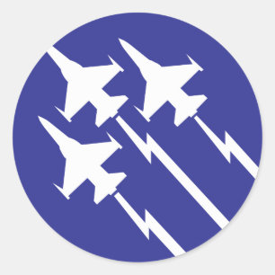 Air Force Classic Round Sticker