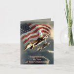 Air Force Commissioners Greeting Card at Zazzle