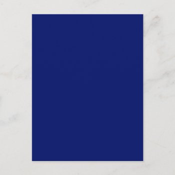 Air Force Dark Blue (solid Color Background) ~ Postcard by TheWhippingPost at Zazzle