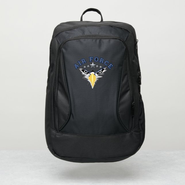 Air Force Eagle Eye and Stars Backpack (Front)