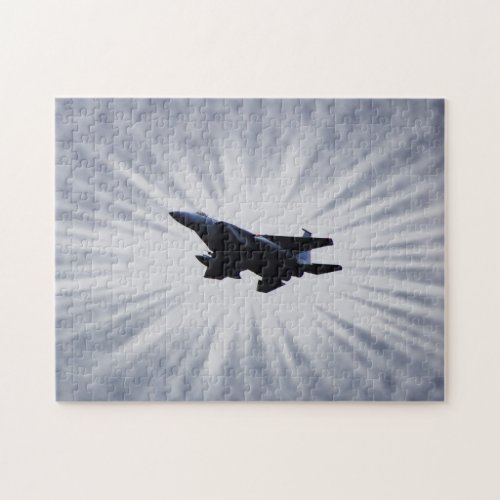 Air Force F 15 Fighter Jet Sky Burst Puzzle