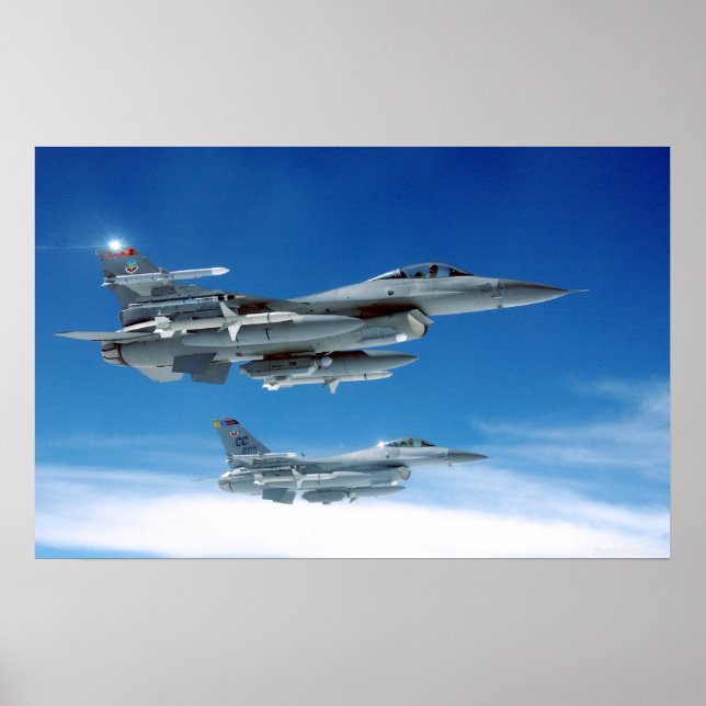 Air Force F-16's Poster (Front)