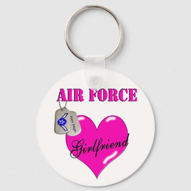 Air Force Girlfriend Keychain (Front)