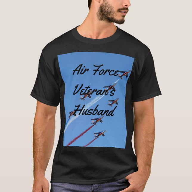 Air Force Husband T-Shirt (Front)