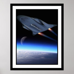 Air Force Hypersonic Cruise Vehicle Artist Concept Poster