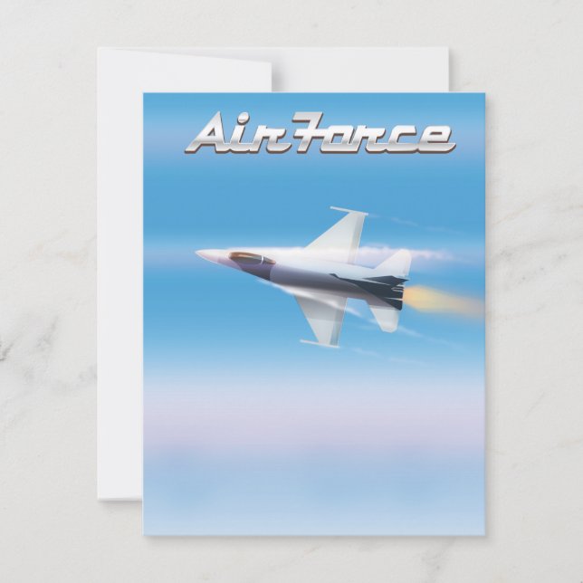 Air Force Jet Poster (Front)