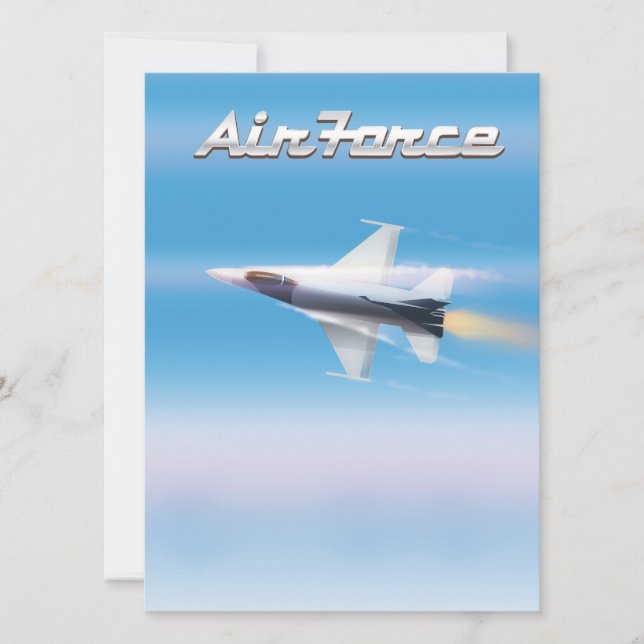 Air Force Jet Poster (Front)