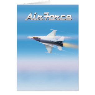 Air Force Jet Poster Cards