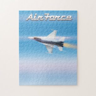 Air Force Jet Poster Jigsaw Puzzle