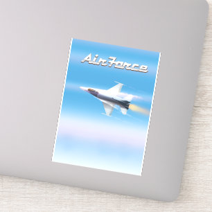 Air Force Jet Poster Sticker