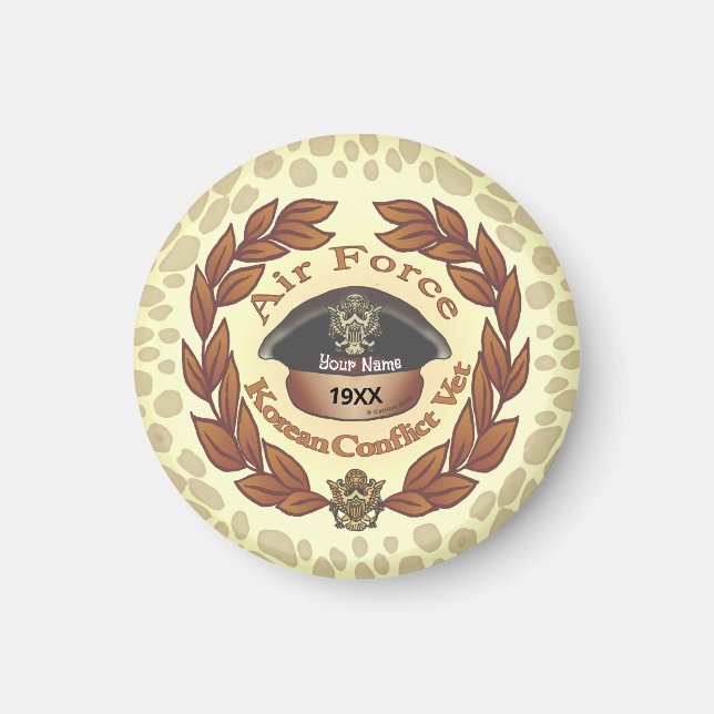 Air Force Korean Conflict Vet Magnet (Front)