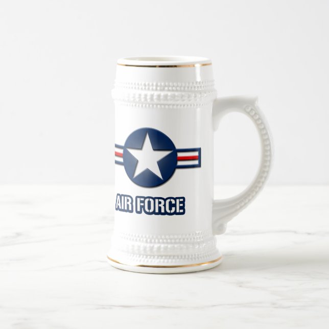 Air Force Logo Beer Stein (Right)