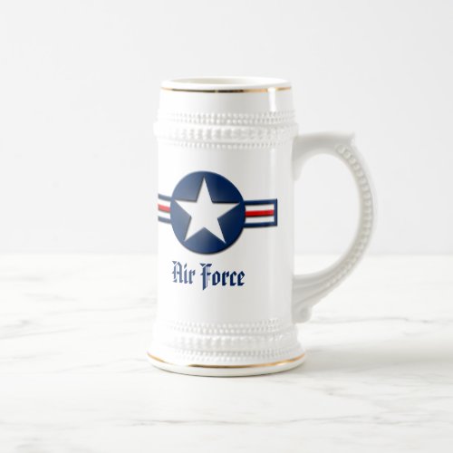 Air Force Logo Beer Stein