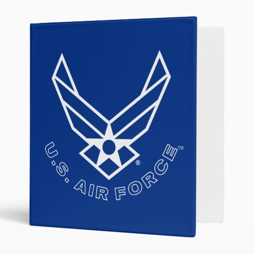 Air Force Logo _ Black Binder