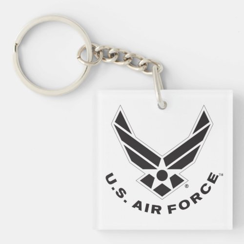 Air Force Logo _ Black Keychain