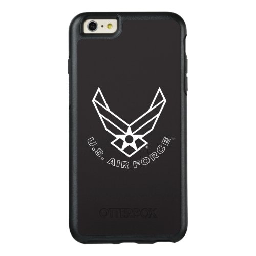 Air Force Logo _ Black OtterBox iPhone 66s Plus Case