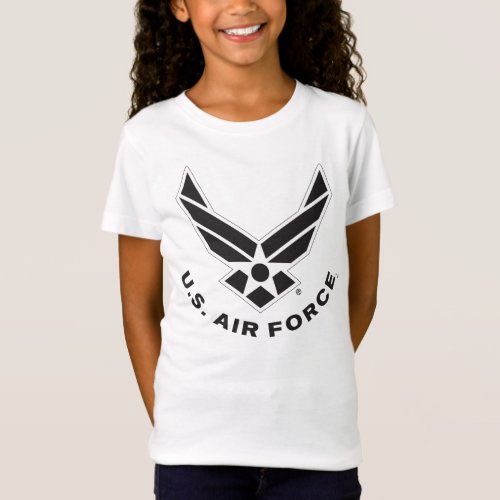 Air Force Logo _ Black T_Shirt