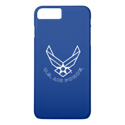 Air Force Logo _ Blue iPhone 8 Plus7 Plus Case