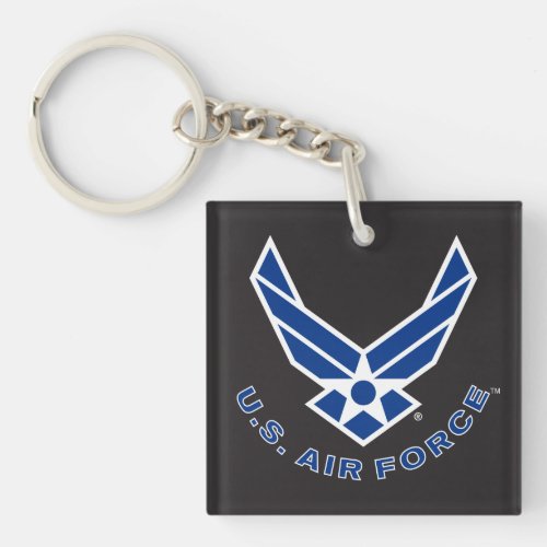 Air Force Logo _ Blue Keychain