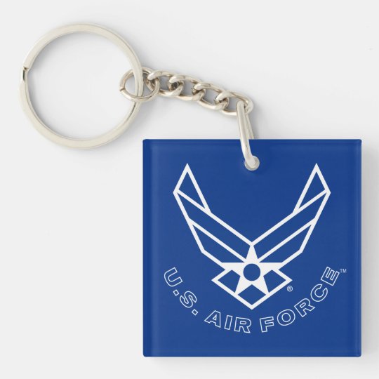 Air Force Logo Blue Keychain