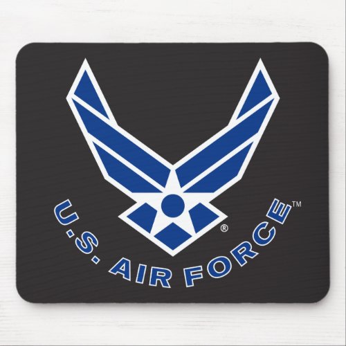 Air Force Logo _ Blue Mouse Pad