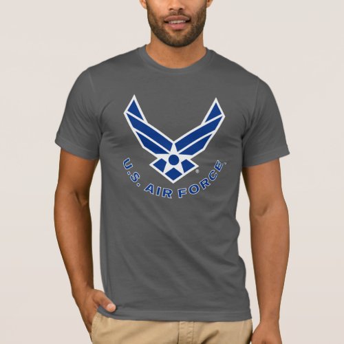Air Force Logo _ Blue T_Shirt