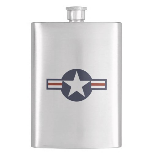 Air Force logo Flask