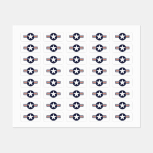 Air Force logo Labels